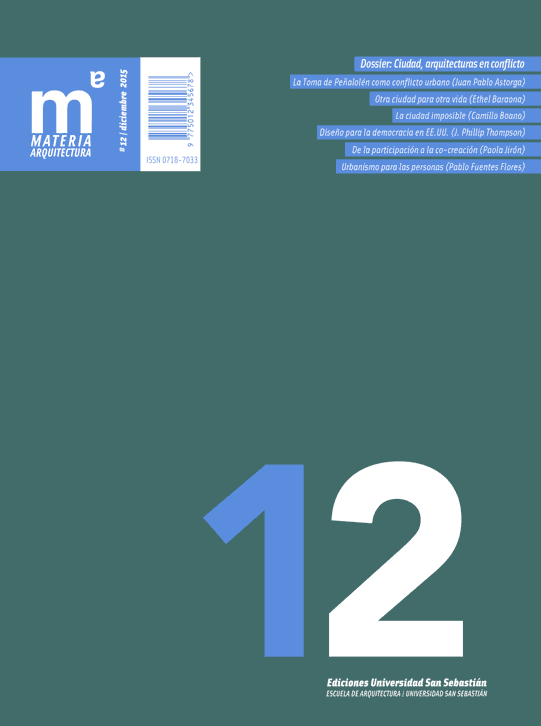 Portada Materia arquitectura número 12
